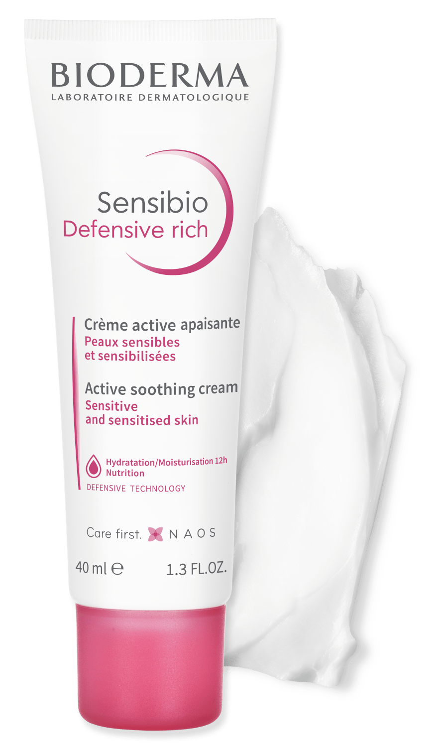 Bioderma Sensibio Defensive Rich Soothing Nourishing Moisturiser for Sensitive Skin 40ml