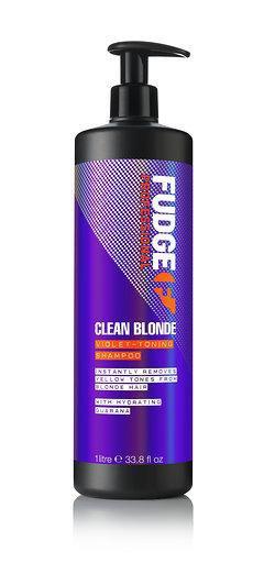 Fudge Clean Blonde Violet Toning Shampoo 1000ml | OZ Hair & Beauty