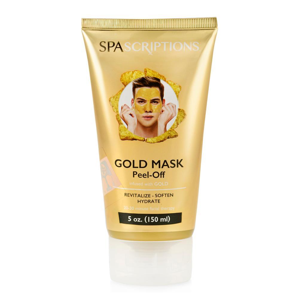 Download Spascriptions Gold Peel Off Face Mask Oz Hair Beauty PSD Mockup Templates