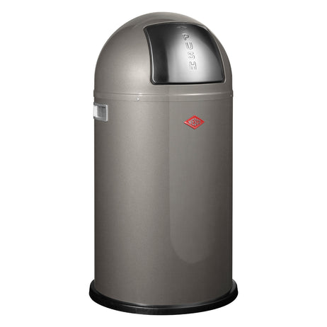 wesco pushboy bin silver