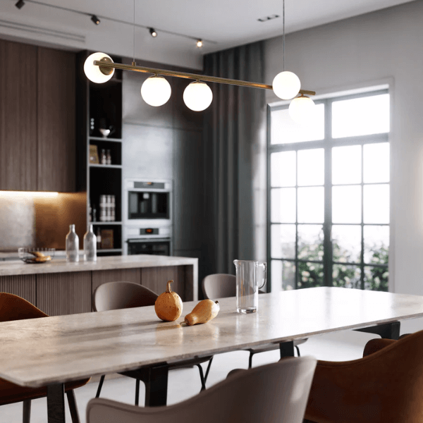 modern chandelier for kitchen