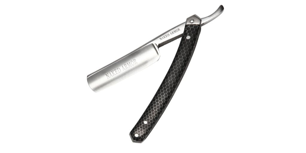 Naked Armor Elyan Straight Razor 7/8" Natural Resin Japanese Steel