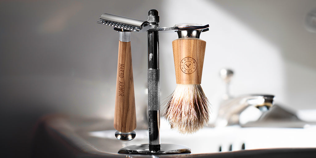 Gaswain Safety Razor & Stand Kit