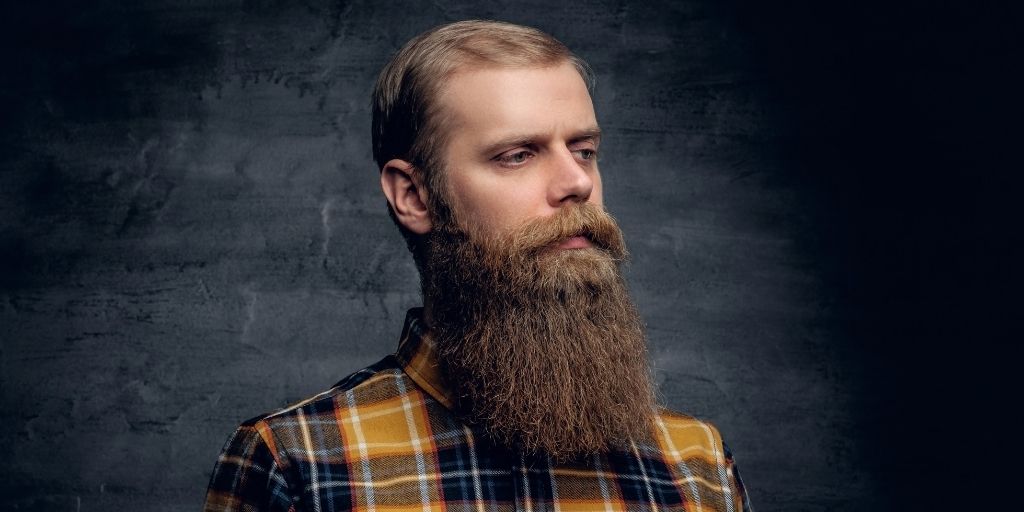 Man with Thick, Healthy, Full Beard