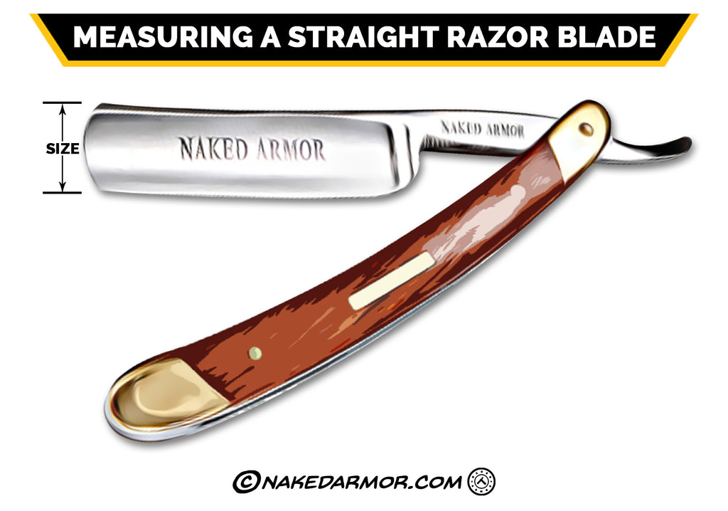 Measuring a Straight Razor Blade