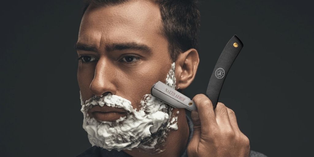 Shaving with a Naked Armor Shavette