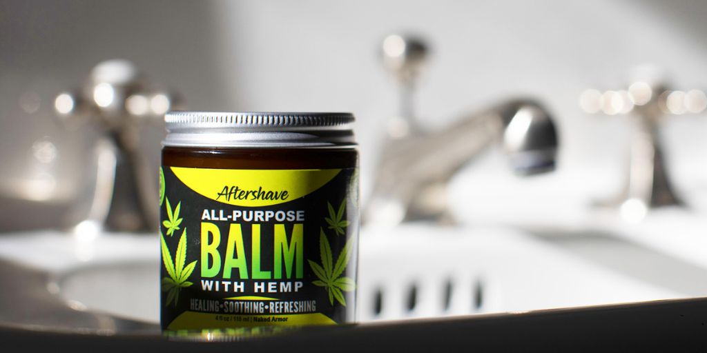 Naked Armor Aftershave Balm with Hemp