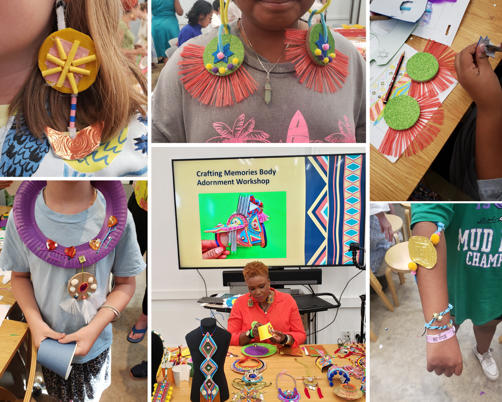 Families Body Adornment Workshop at the V&A Museum