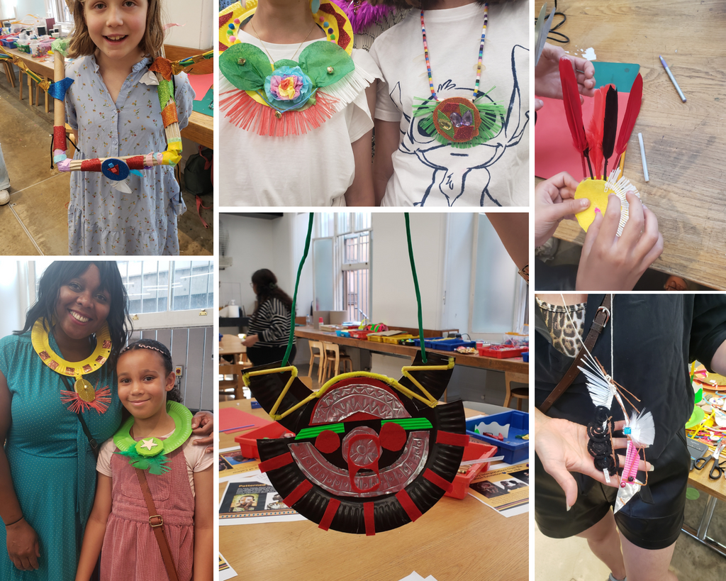 Families Body Adornment Workshop at the V&A Museum