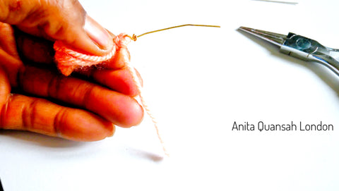 How To Make The Hex Nuts/Bolt Stud Earrings By Anita Quansah London