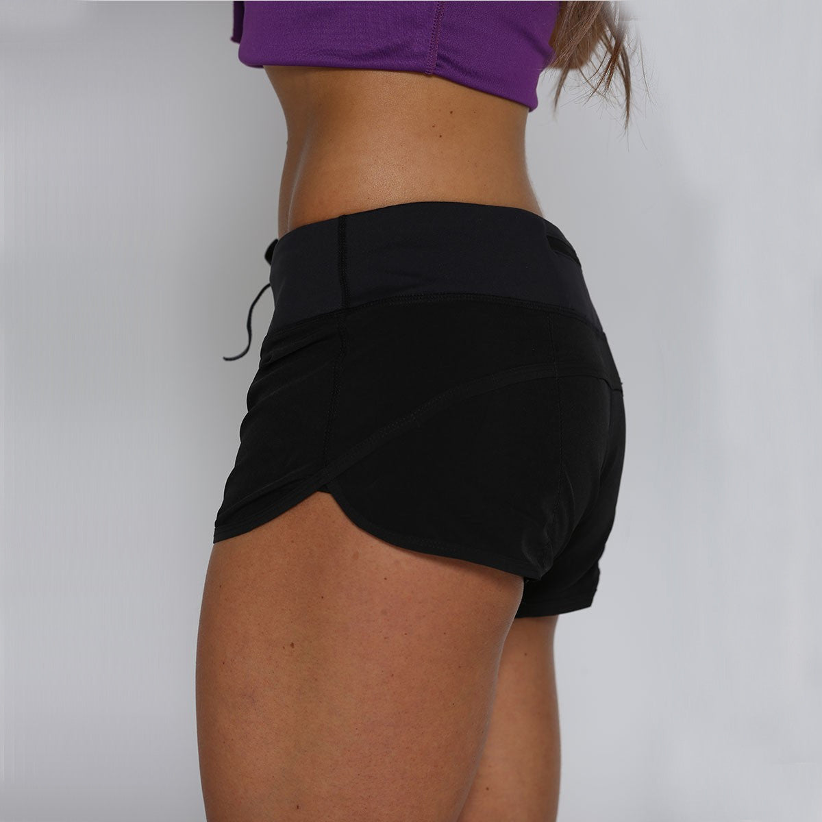 nylon running shorts womens