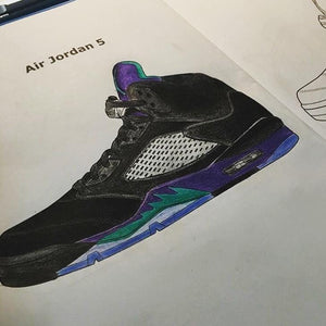 Download Air Jordan Coloring Book Coloringbooklife