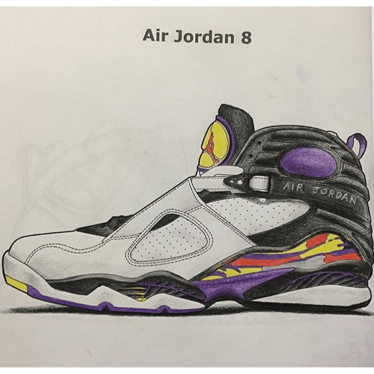 Download Air Jordan Coloring Book Coloringbooklife