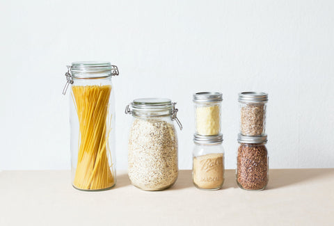 Glass food storage