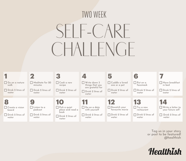 Healthish self-care challenge