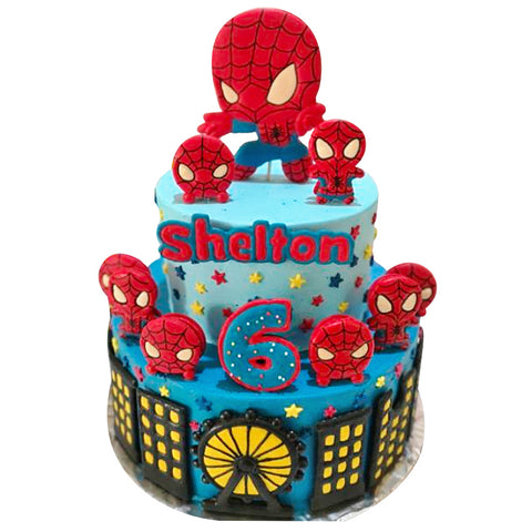Jual Le Sucre Spiderman 2 Tier Cake Harga Terbaik April 2023 | Outerbloom