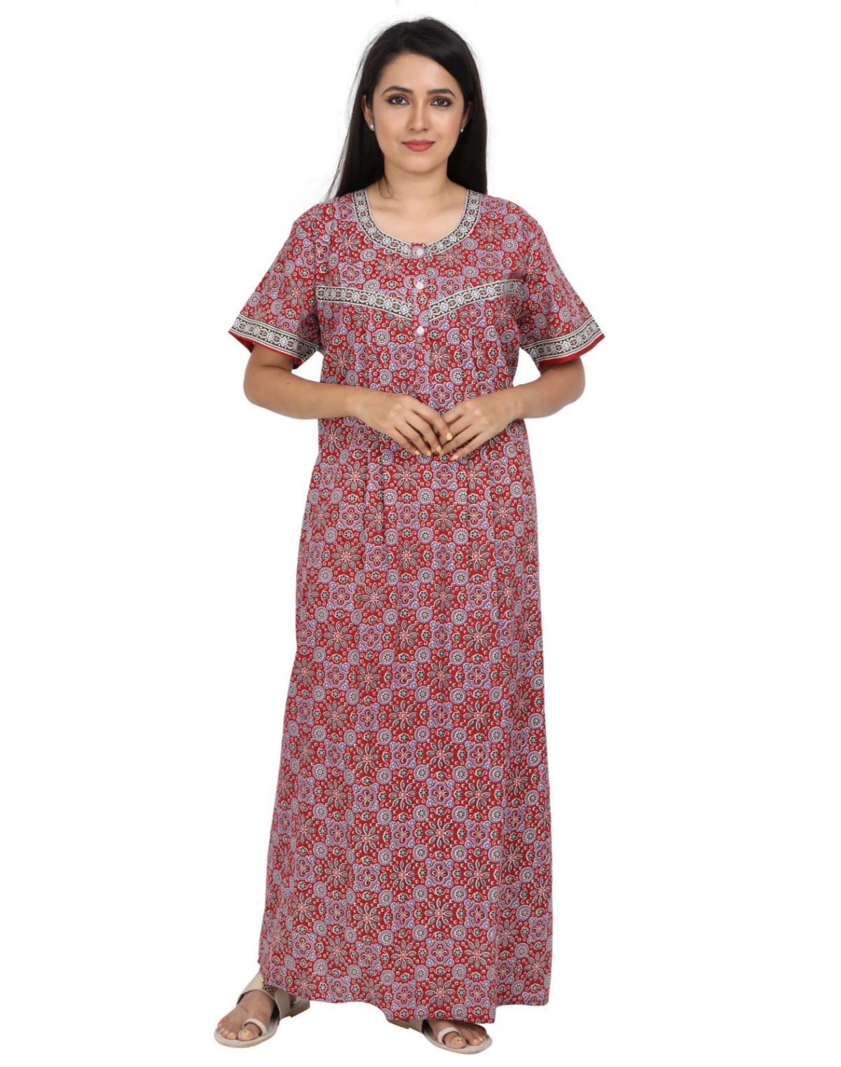 ladies cotton nighty online shop