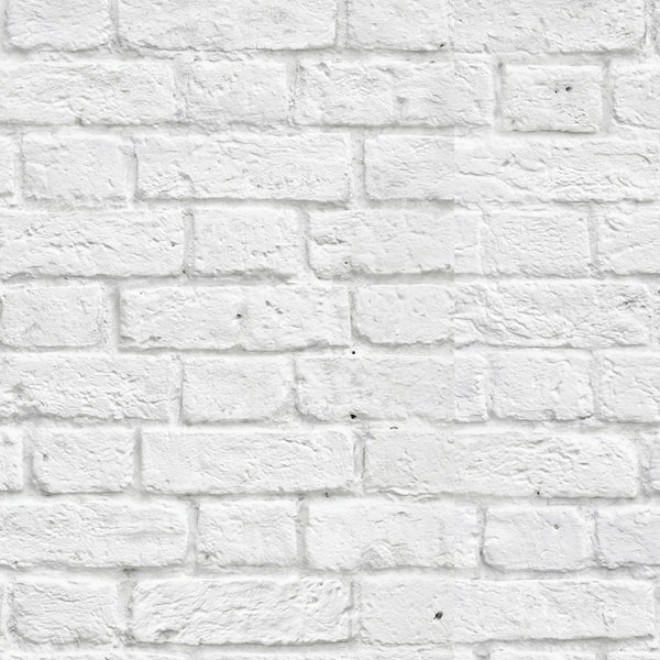 Classic White Bricks Wallpaper – WYNIL by NumérArt