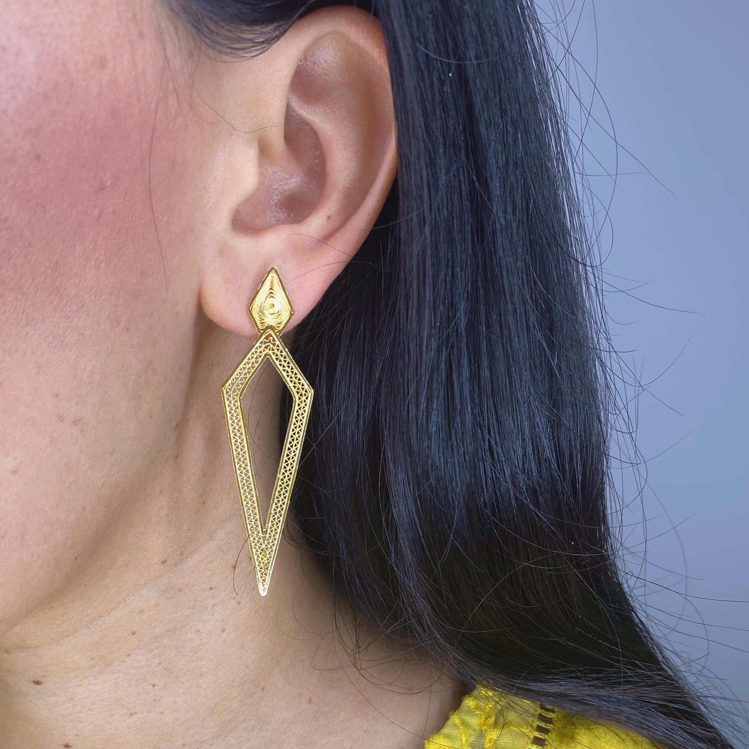 THELMA & LOUISE GOLD EARRING – Chérut FINE JEWELRY