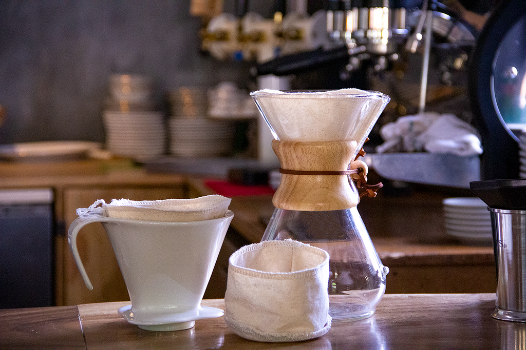 100% Organic Cotton Reusable Coffee Filter - Made in Quebec