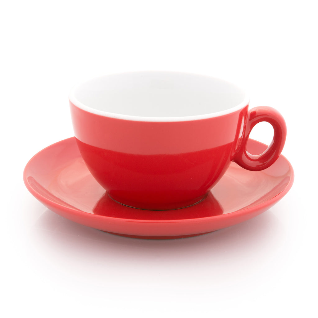red latte cup 10 oz demitasse