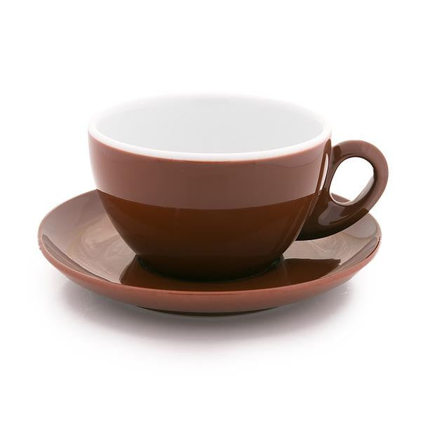 brown latte cup 9 oz demitasse