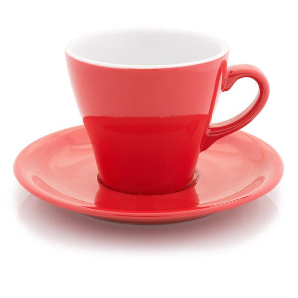 Red Tulip shape Latte cup 10 oz - Tasse tulipe à latté rouge 