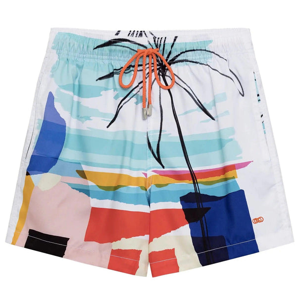 Club Room Men's Quick-Dry Performance Solid 5 Swim Trunks, Created for  Macy's - Fire - Yahoo Shopping