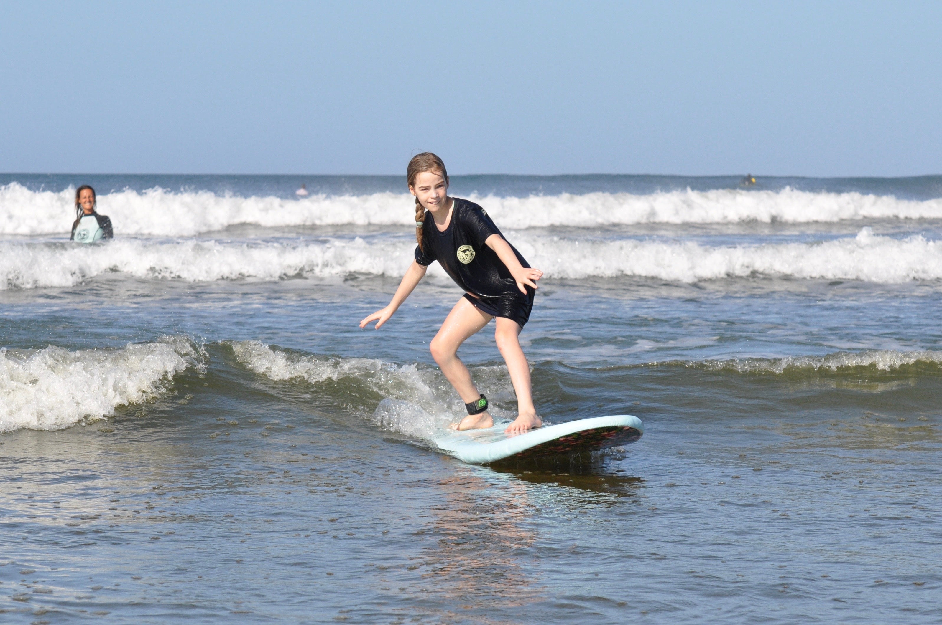 family surf vacation camp costa rica