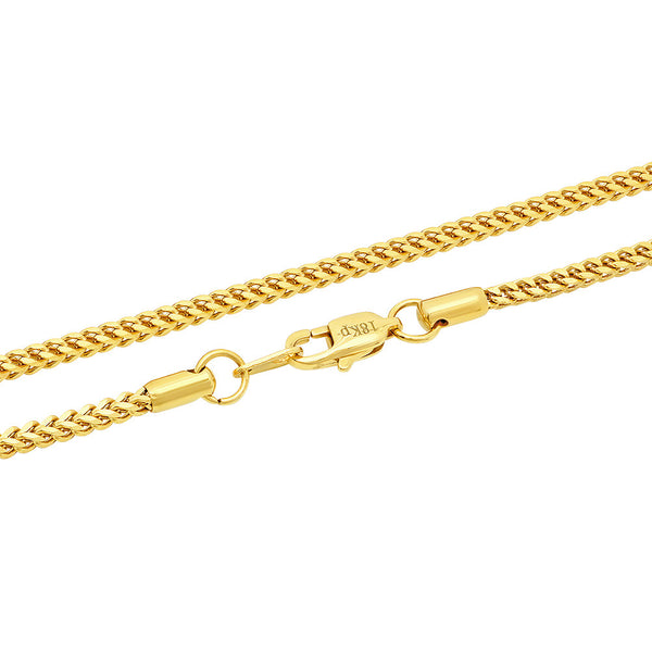 VESSO 2.5mm Franco Necklace - Gold