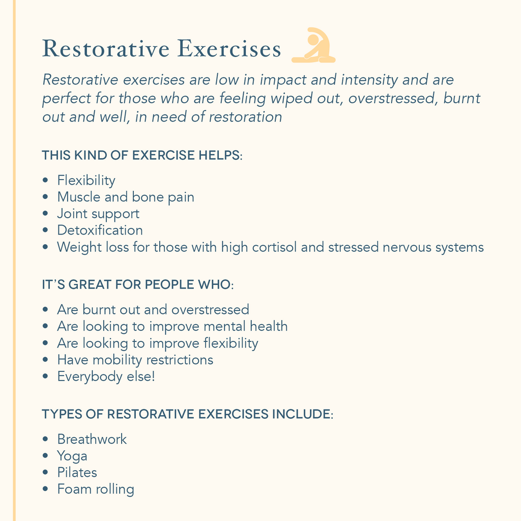 Restorative exercises