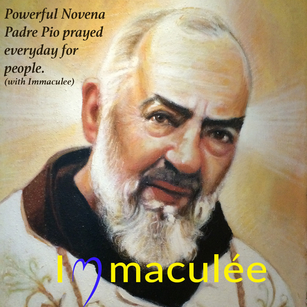 The Novena Of Padre Pio Mp3 Audio Download By Immaculee Ilibagiza Www Immaculee Com