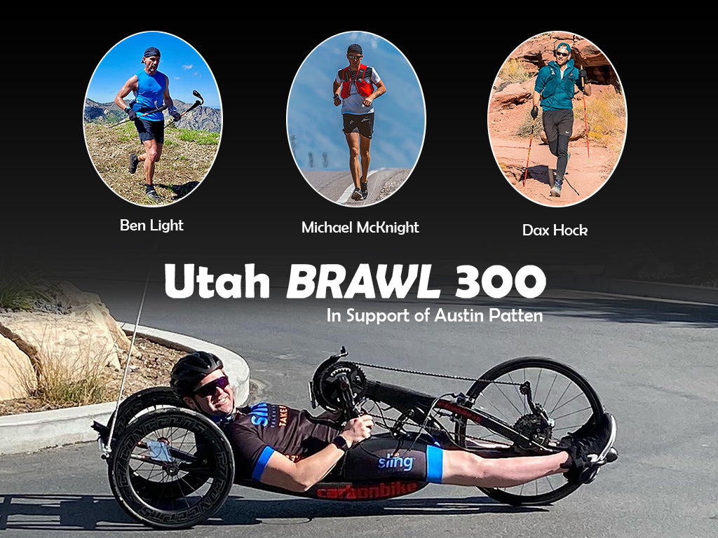 Ben Light, Michael McKnight, Dax Hock running the Utah Brawl 300 in support of Austin Patten.
