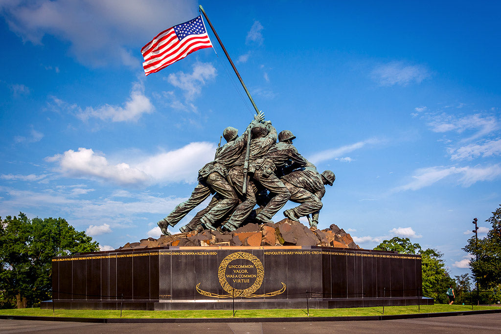 ‭Iwo Jima Memorial just outside Arlington Nation Cemetery