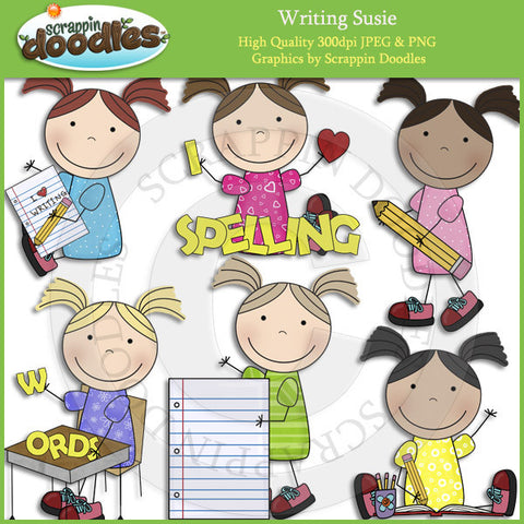 ScrappinDoodles Clip Art Cute Graphics for Teacher Resources