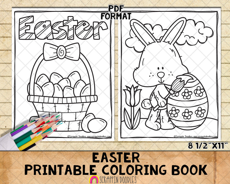 printable coloring pages for easter for kids