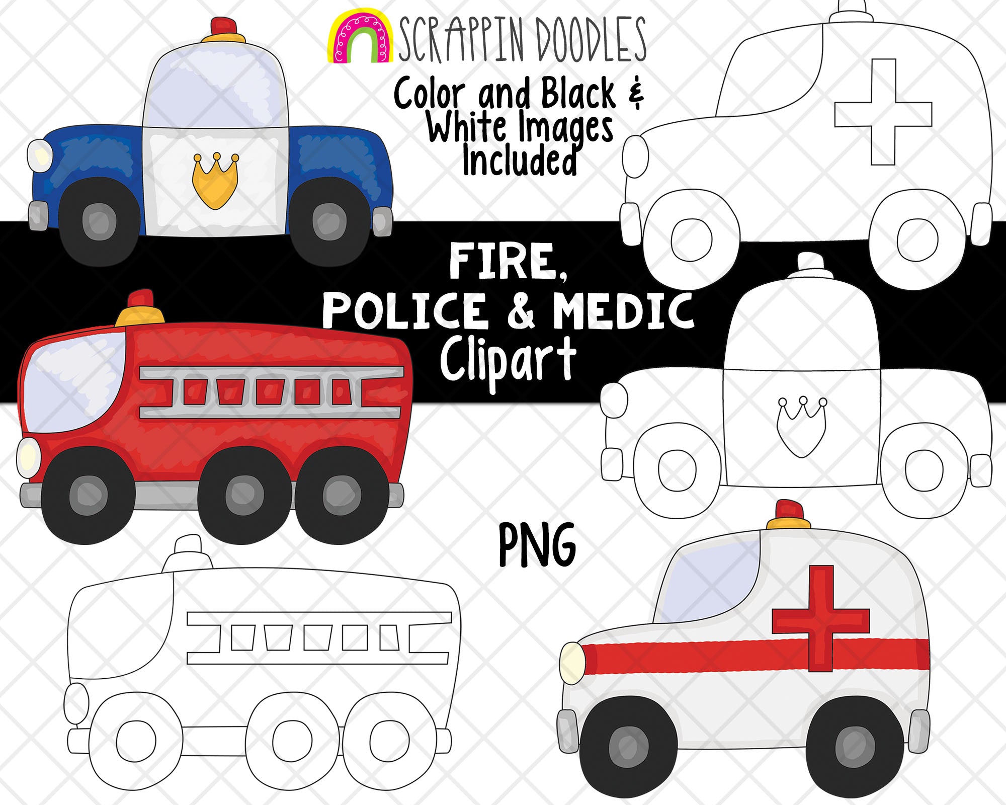 policeman clipart images black and white birthday