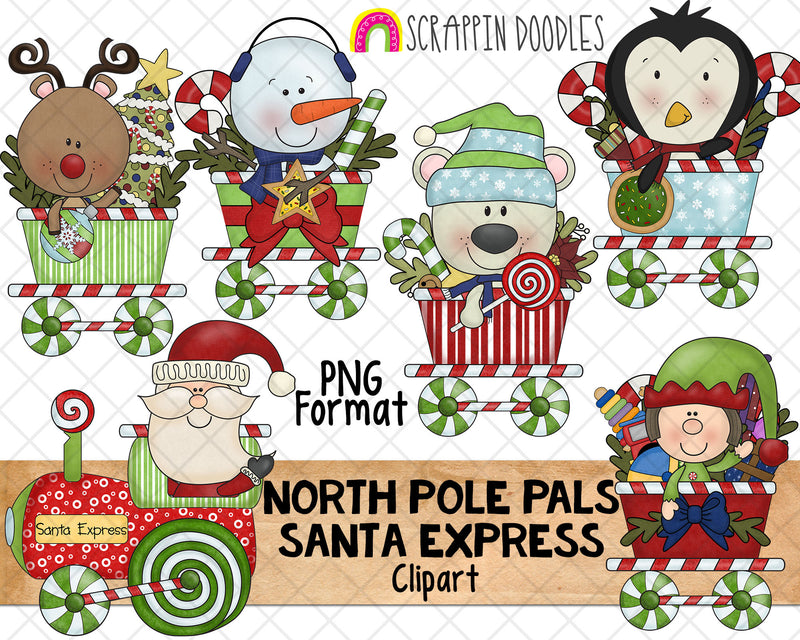 north pole clipart black and white