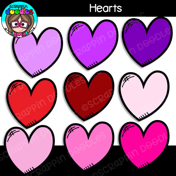 oodles of doodles clipart heart