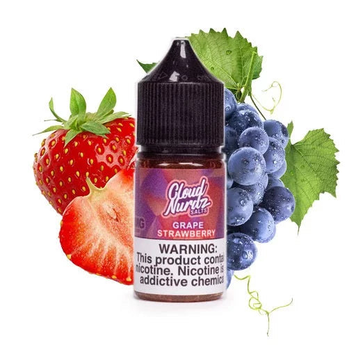 CLOUD NURDZ SALT GRAPE STRAWBERRY - 30ML