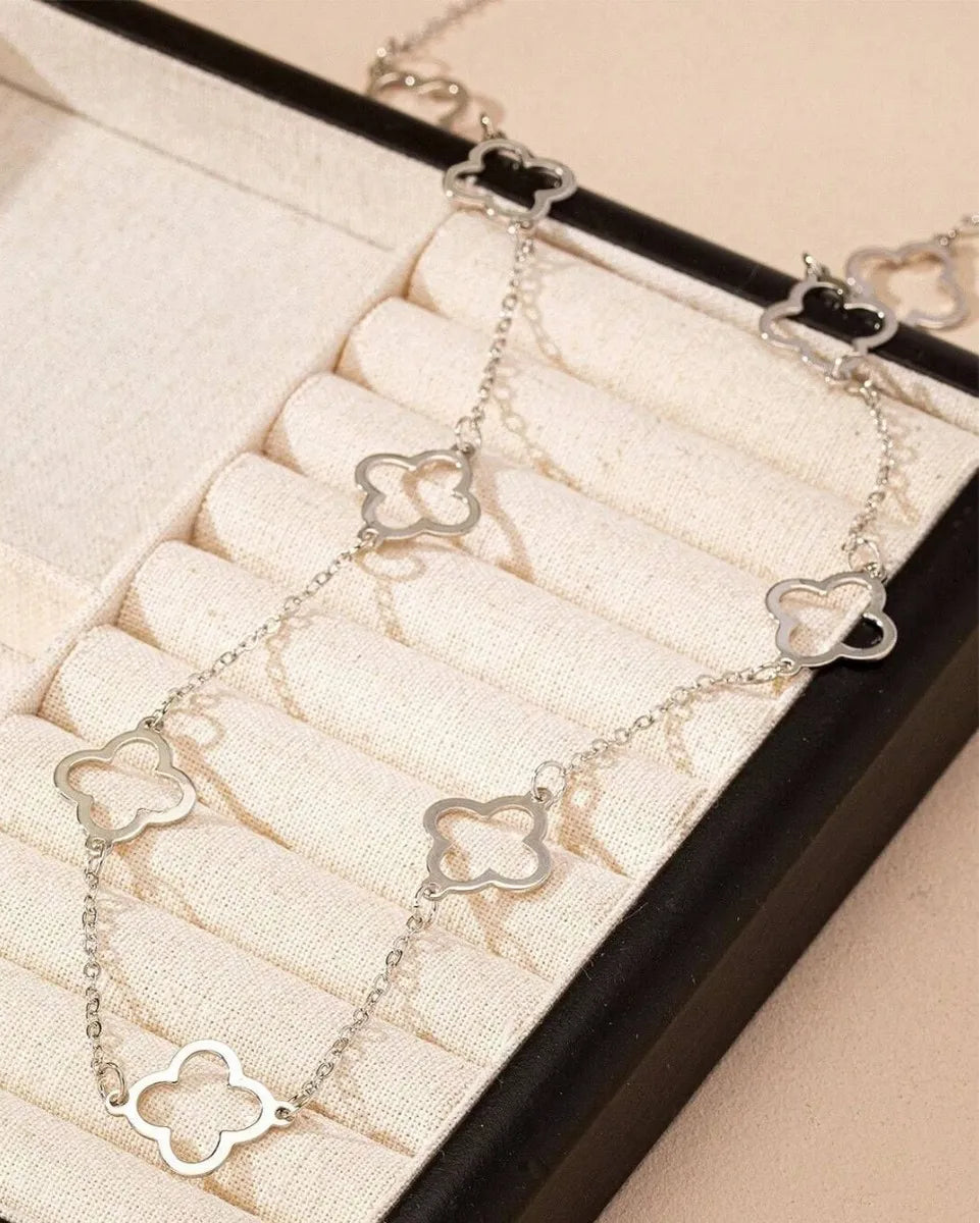Alhambra-Style Clover Link Necklace