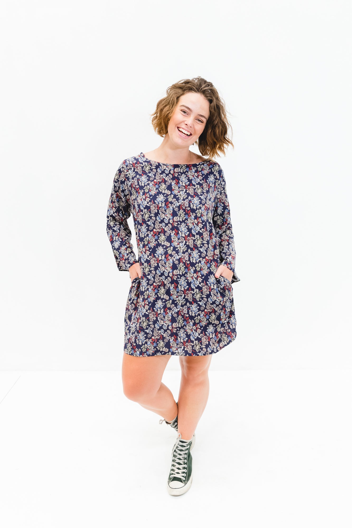 Midnight Bloom Annie Dress – The Sew 