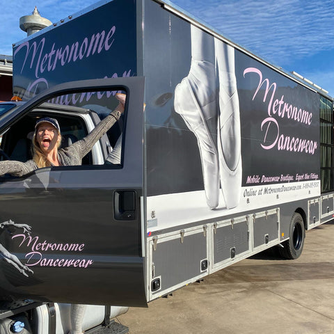 Metronome Dancewear Mobile Boutique, The Toe Truck