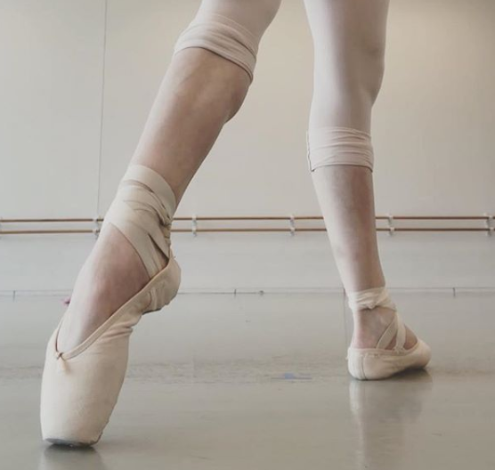 pancaking pointe shoes