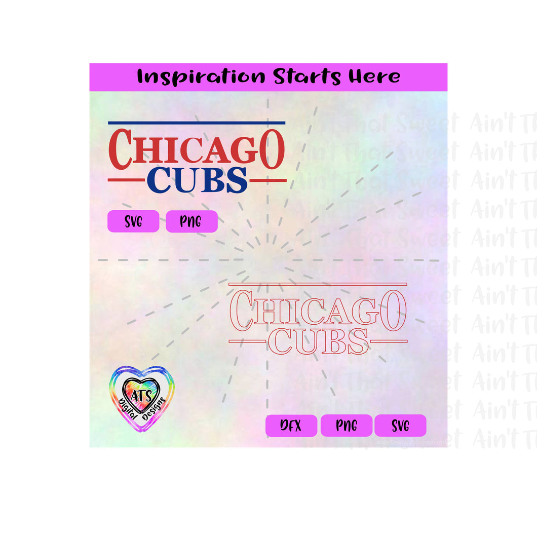 Hello Kitty Chicago Cubs SVG Cricut, Cute Kawaii Cat Cubs MLB SVG PNG EPS  DXF in 2023