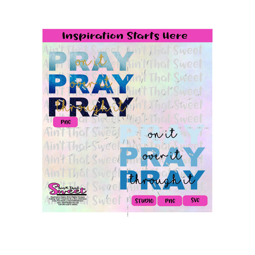 Download Cricut Transparent Png Scan N Cut Silhouette Svg Pray On It Pray Over It Pray Through It Blue Digital Art Collectibles Delage Com Br