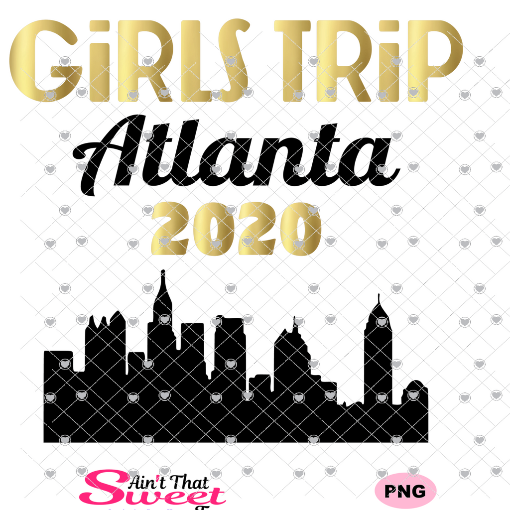 Download Girls Trip Atlanta 2020 Cityscape - Transparent PNG, SVG ...