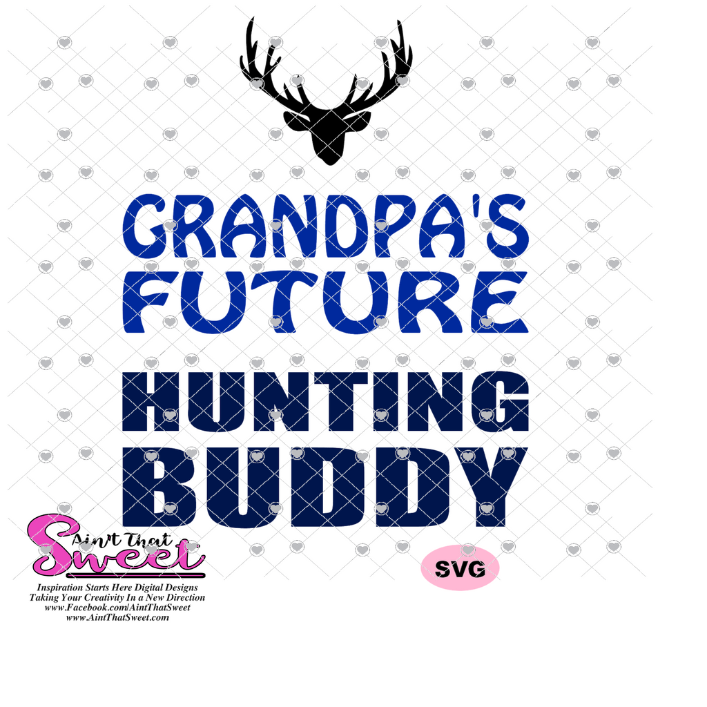 Grandpa's Future Hunting Buddy DeerHead - Transparent PNG ...