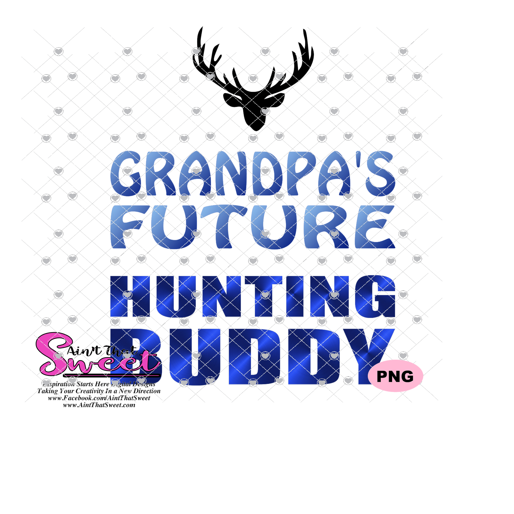 Download Grandpa's Future Hunting Buddy DeerHead - Transparent PNG ...