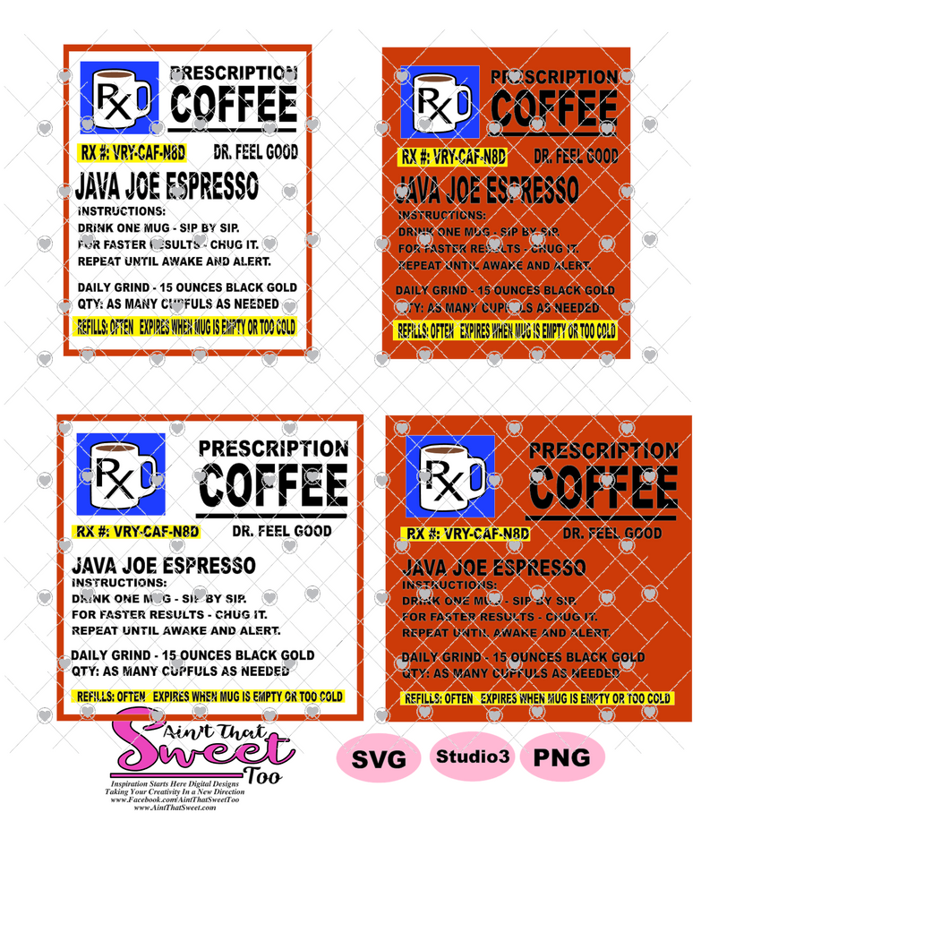 Download Prescription Bottle Instructions Coffee 15 Oz Mug Image Transparent Ain T That Sweet